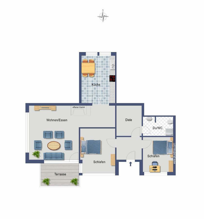 Premium-Lodge Im Der Suedschwede ... Dein Gaestehaus Mitten In 징스트 외부 사진